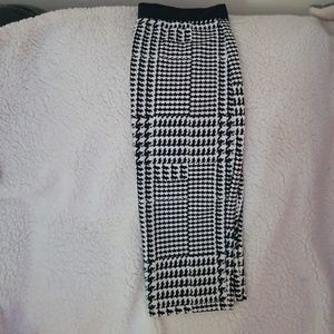 Knee length pencil skirt